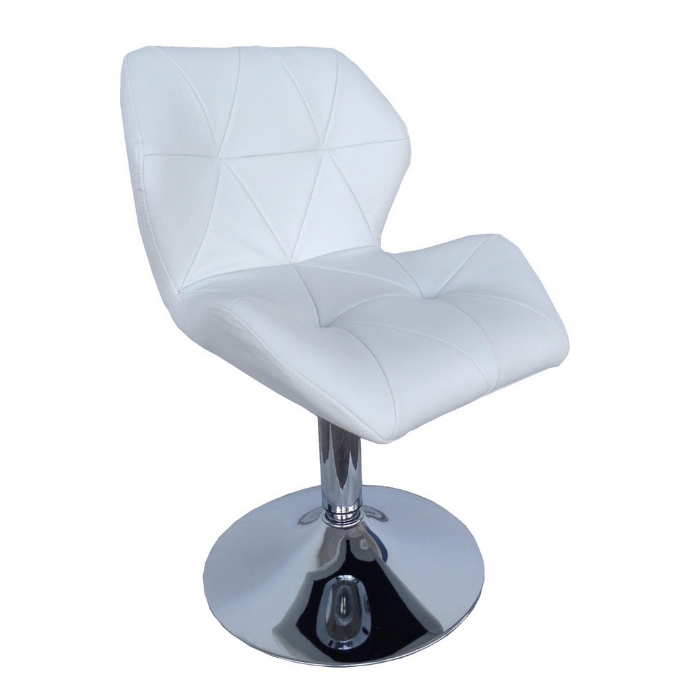 Кресло НY 3008 MB низкое  белый кожзам - 123413 – 1